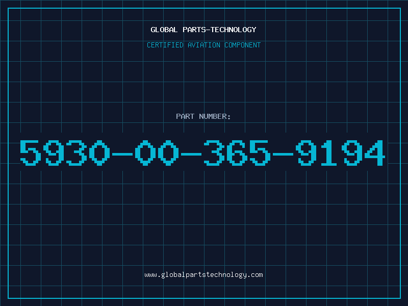 Aviation Part 5930-00-365-9194