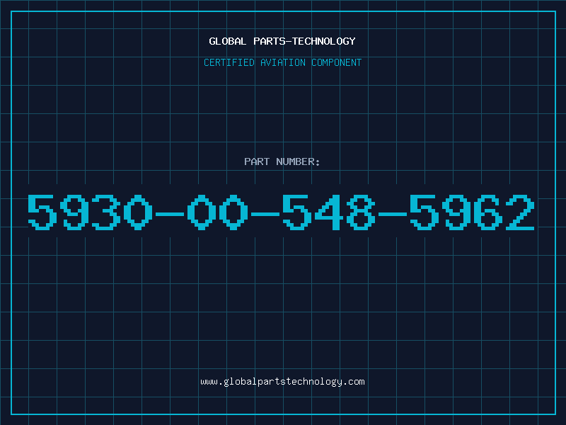 Aviation Part 5930-00-548-5962
