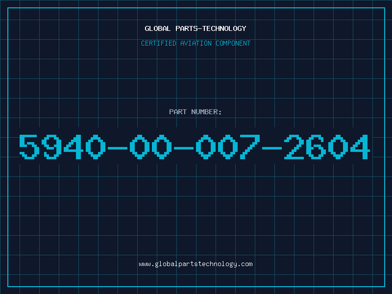 Aviation Part 5940-00-007-2604