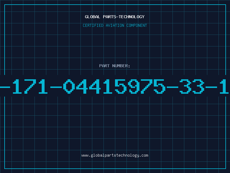Aviation Part 5940-00-171-04415975-33-103-5043