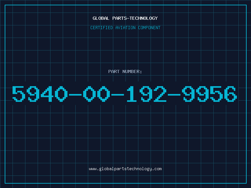 Aviation Part 5940-00-192-9956