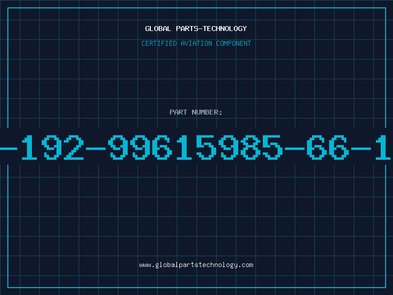 Aviation Part 5940-00-192-99615985-66-118-4780