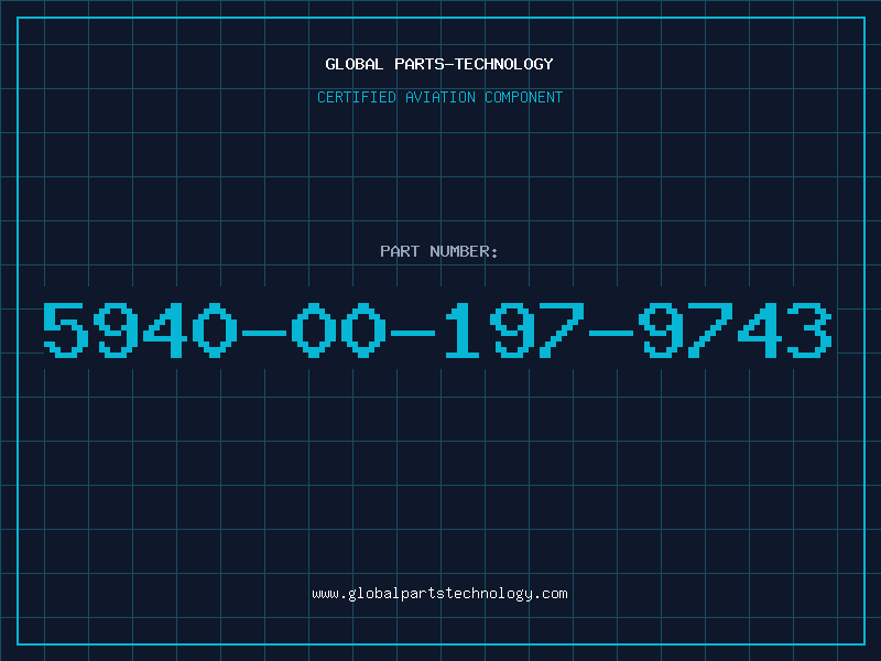 Aviation Part 5940-00-197-9743