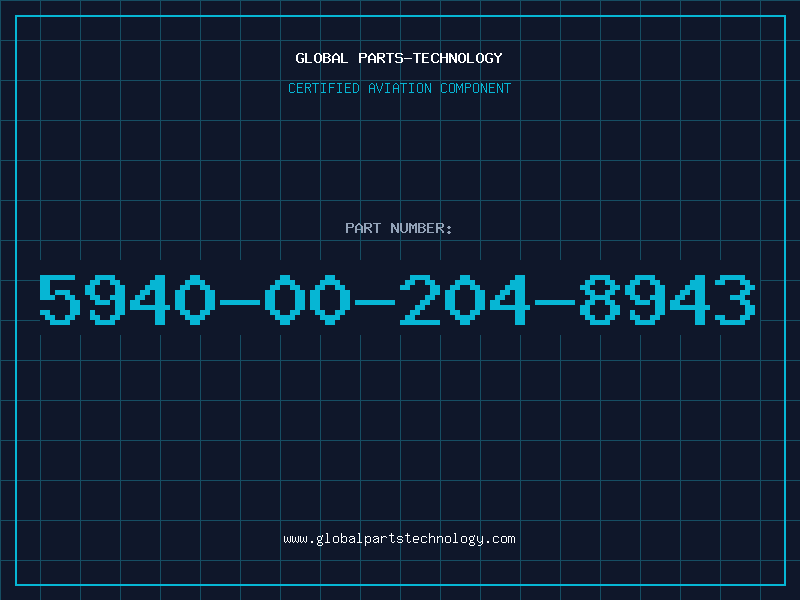 Aviation Part 5940-00-204-8943