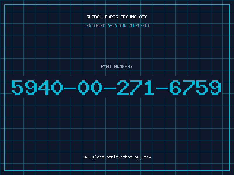 Aviation Part 5940-00-271-6759