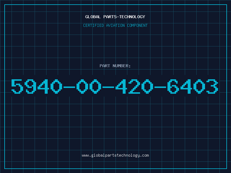 Aviation Part 5940-00-420-6403