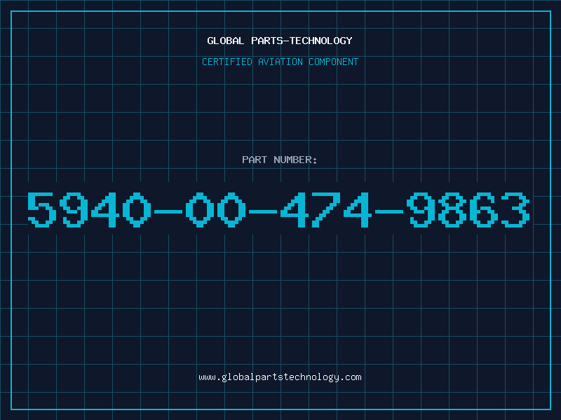 Aviation Part 5940-00-474-9863