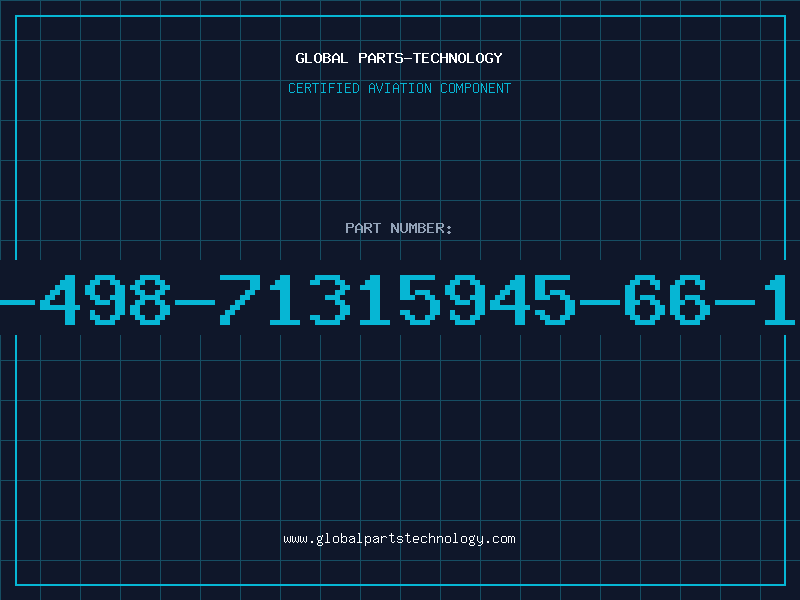 Aviation Part 5940-00-498-71315945-66-145-6600