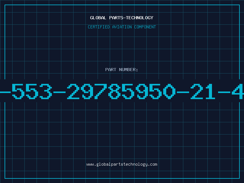 Aviation Part 5940-00-553-29785950-21-457-0036