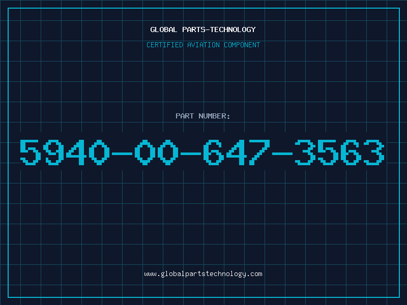 Aviation Part 5940-00-647-3563