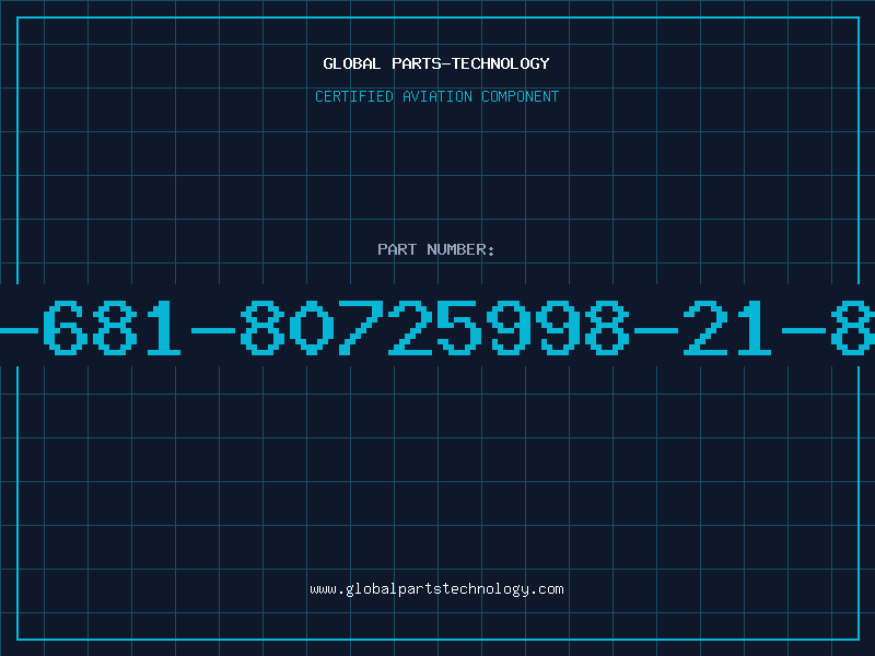 Aviation Part 5940-00-681-80725998-21-854-8305