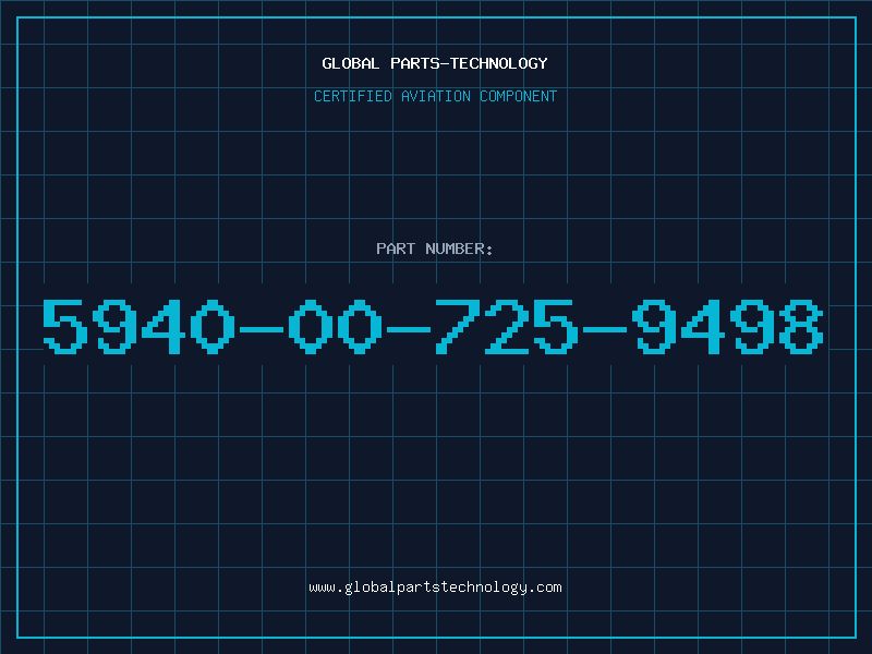 Aviation Part 5940-00-725-9498