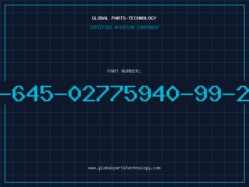 Aviation Part 5950-00-645-02775940-99-227-8231