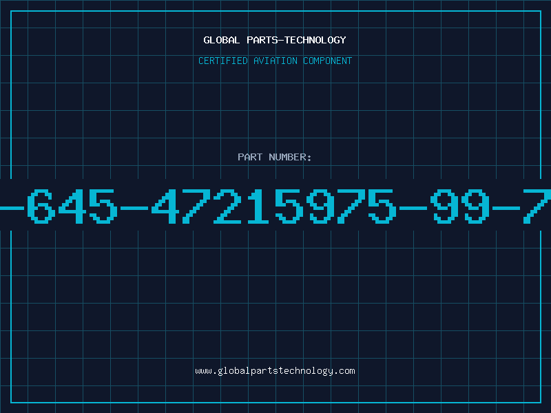 Aviation Part 5950-00-645-47215975-99-789-1522