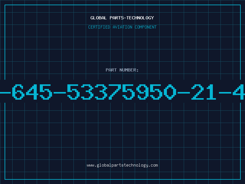 Aviation Part 5950-00-645-53375950-21-457-0530