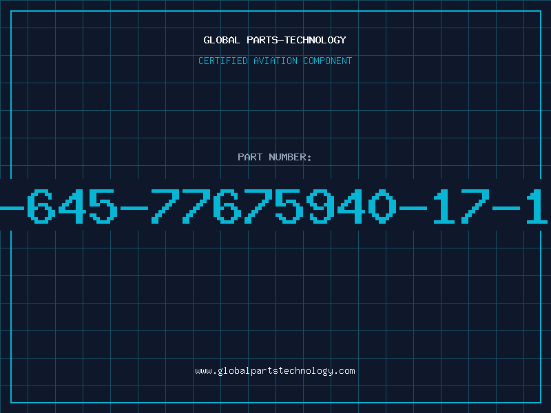 Aviation Part 5950-00-645-77675940-17-100-6554