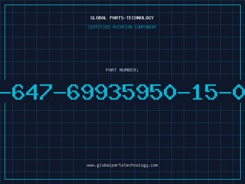 Aviation Part 5950-00-647-69935950-15-056-4678
