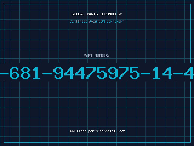Aviation Part 5950-00-681-94475975-14-425-9604