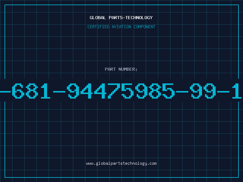 Aviation Part 5950-00-681-94475985-99-117-3744