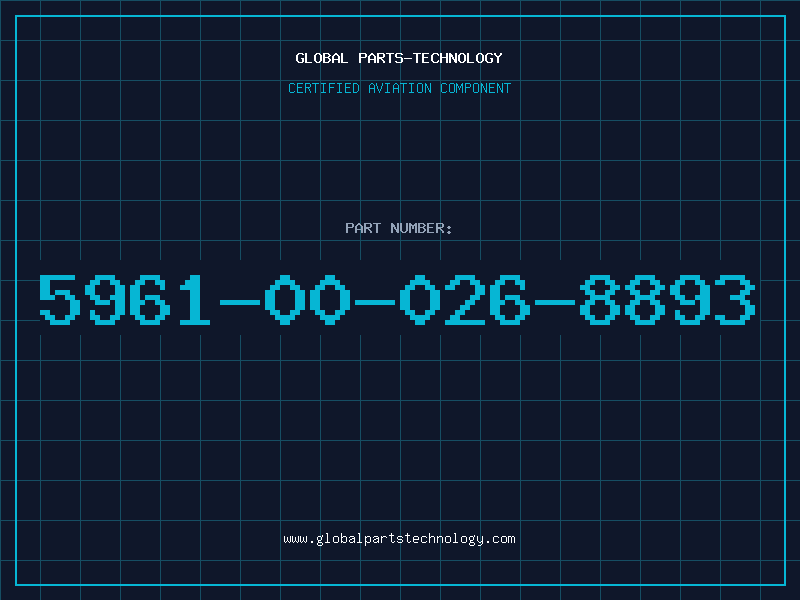 Aviation Part 5961-00-026-8893