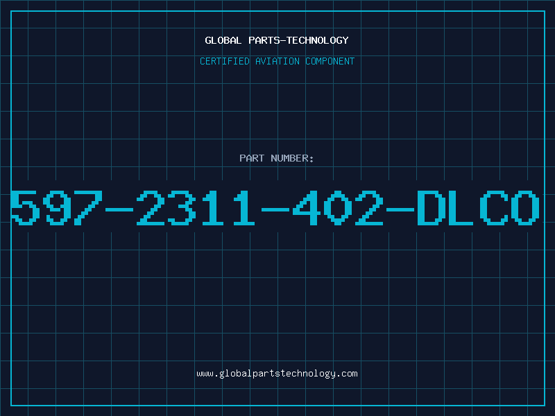 Aviation Part 597-2311-402-DLCO