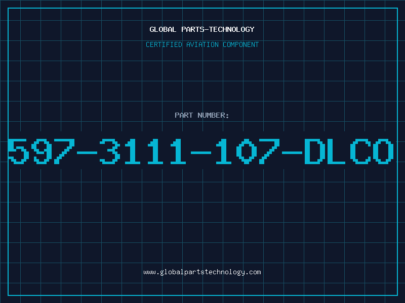 Aviation Part 597-3111-107-DLCO