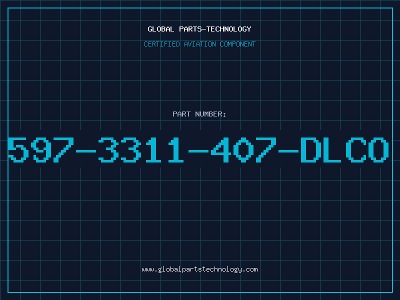 Aviation Part 597-3311-407-DLCO