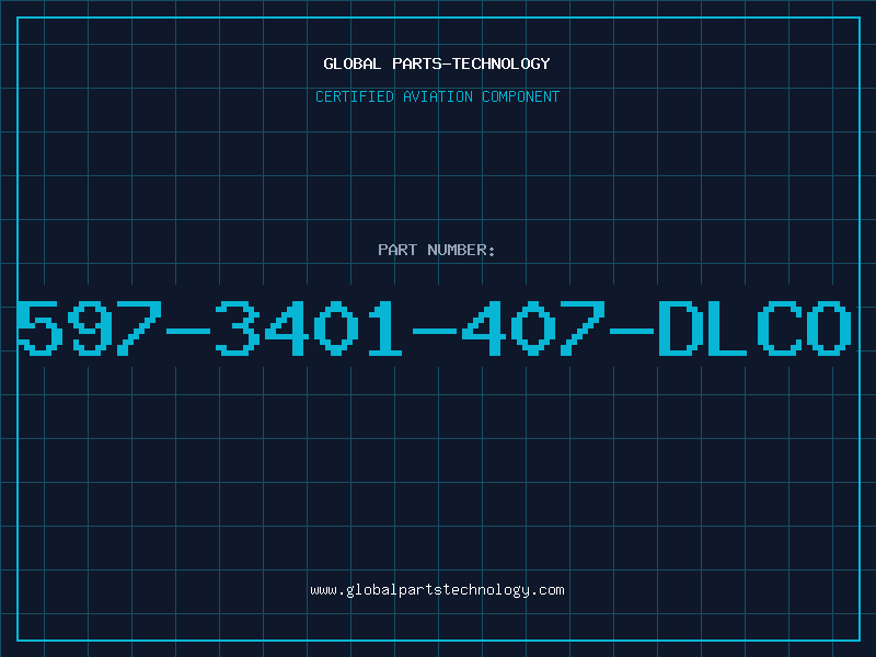Aviation Part 597-3401-407-DLCO