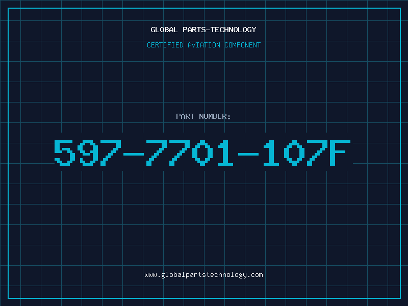 Aviation Part 597-7701-107F
