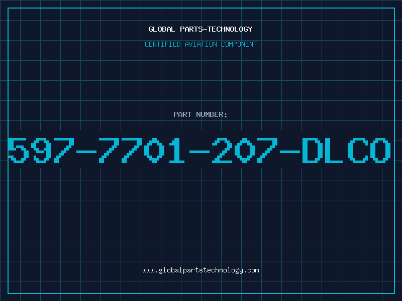 Aviation Part 597-7701-207-DLCO