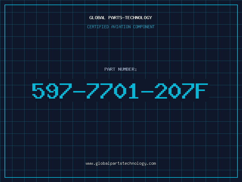 Aviation Part 597-7701-207F