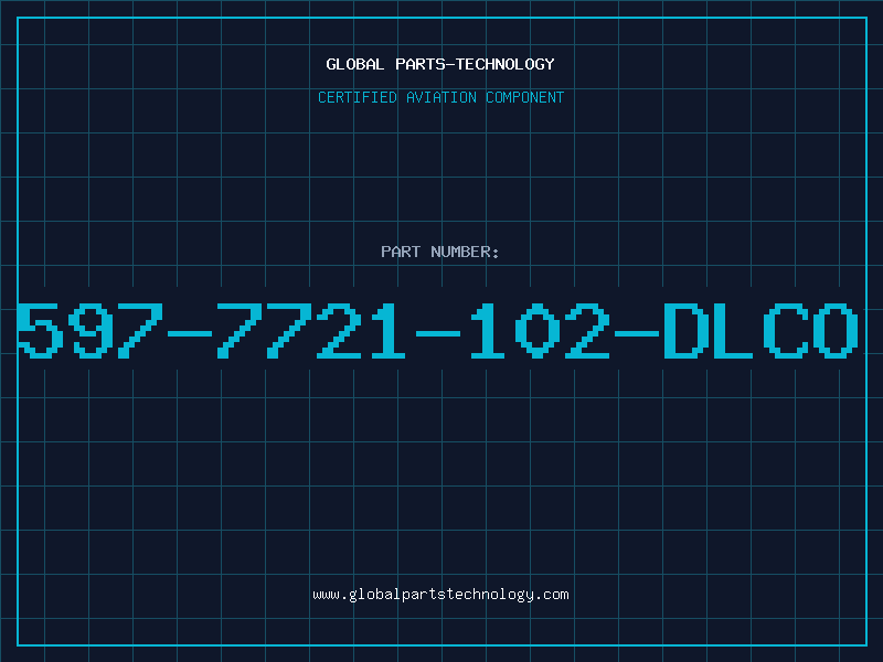 Aviation Part 597-7721-102-DLCO