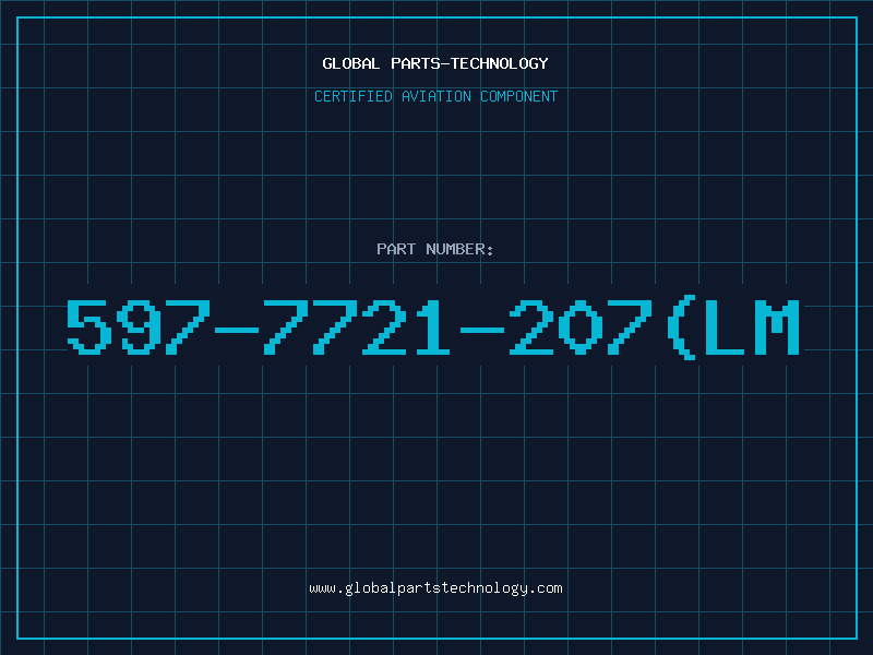 Aviation Part 597-7721-207(LM