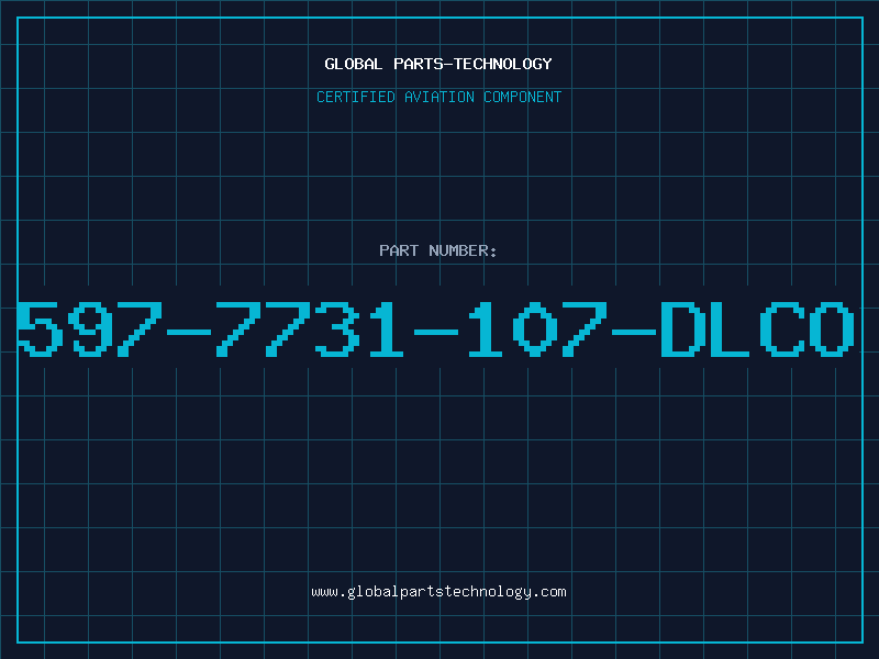 Aviation Part 597-7731-107-DLCO