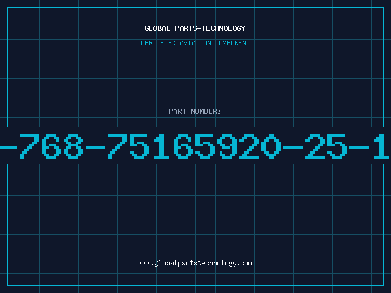 Aviation Part 5970-00-768-75165920-25-138-0047