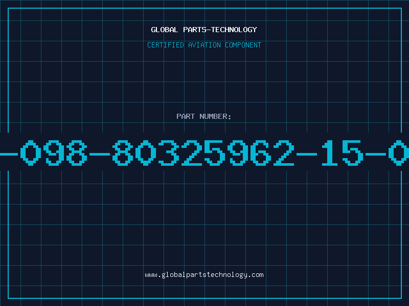 Aviation Part 5980-00-098-80325962-15-060-3678