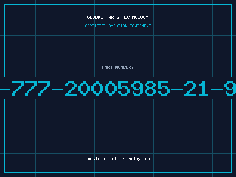 Aviation Part 5985-00-777-20005985-21-907-1385