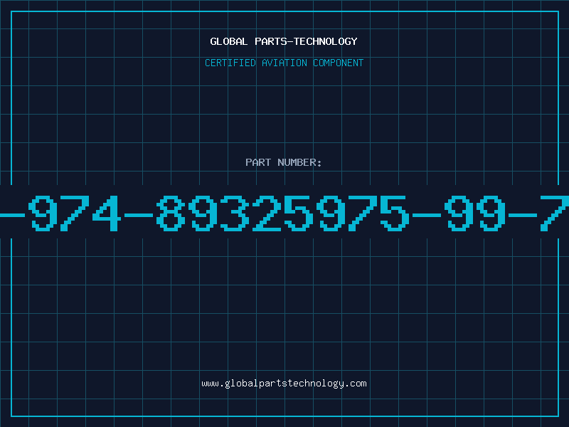 Aviation Part 5995-00-974-89325975-99-700-8233