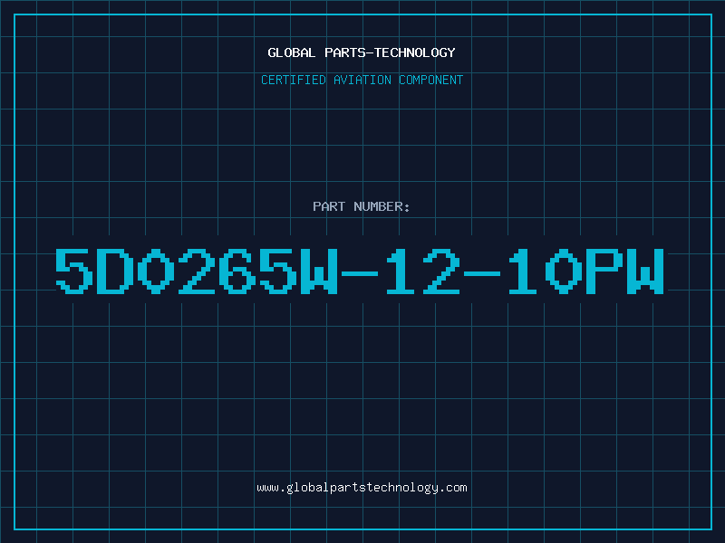 Aviation Part 5D0265W-12-10PW