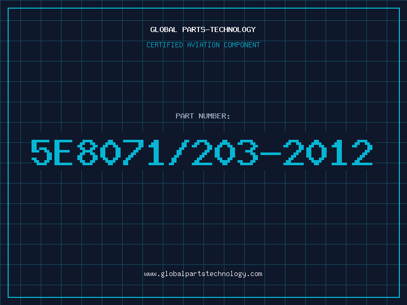 Aviation Part 5E8071/203-2012