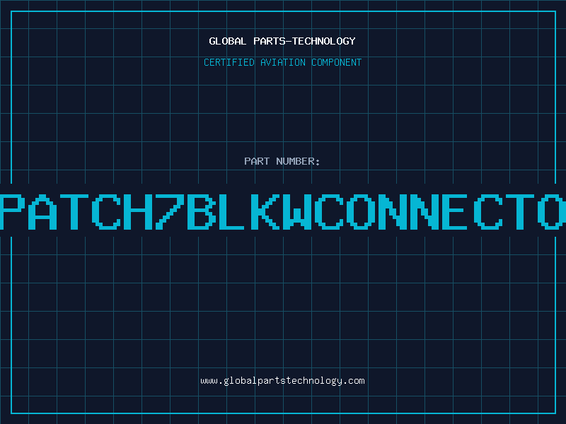 Aviation Part 5EPATCH7BLKWCONNECTORS