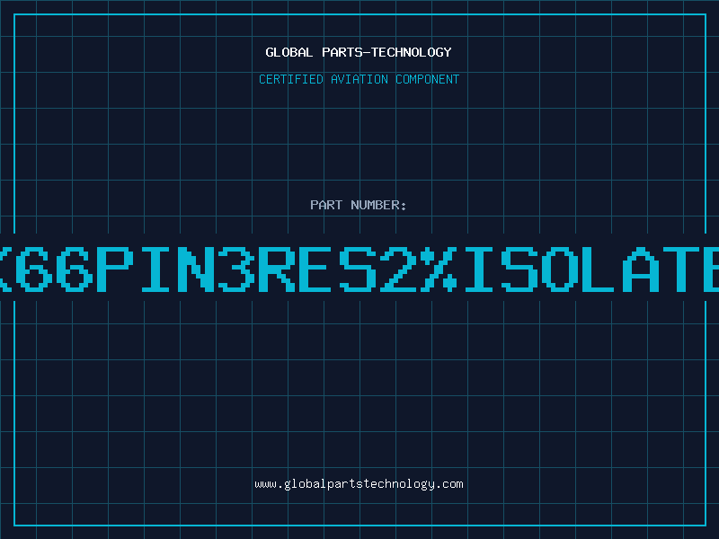 Aviation Part 5K66PIN3RES2%ISOLATED