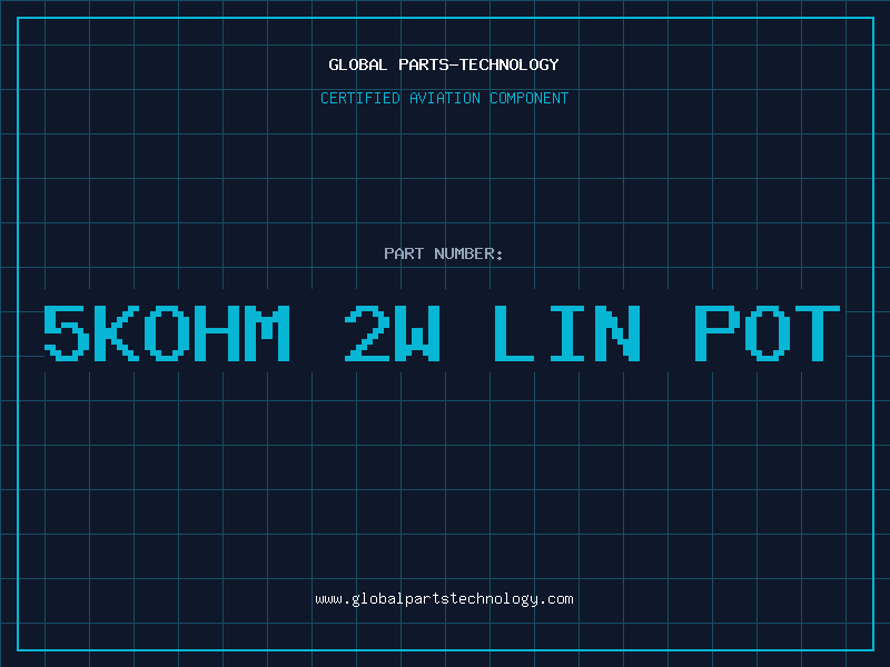 Aviation Part 5Kohm 2w Lin Pot