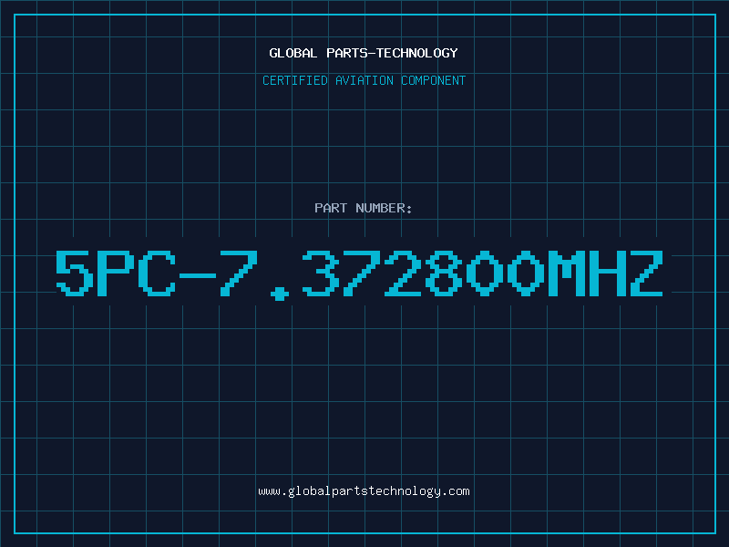 Aviation Part 5PC-7.372800MHZ