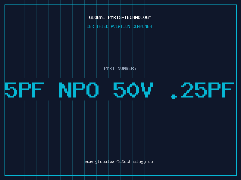 Aviation Part 5PF NPO 50V .25PF