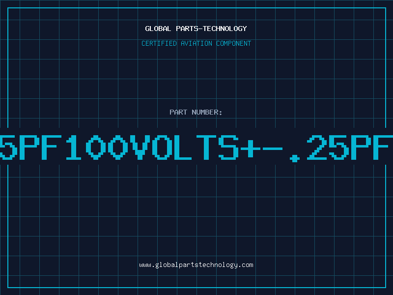 Aviation Part 5PF100VOLTS+-.25PF