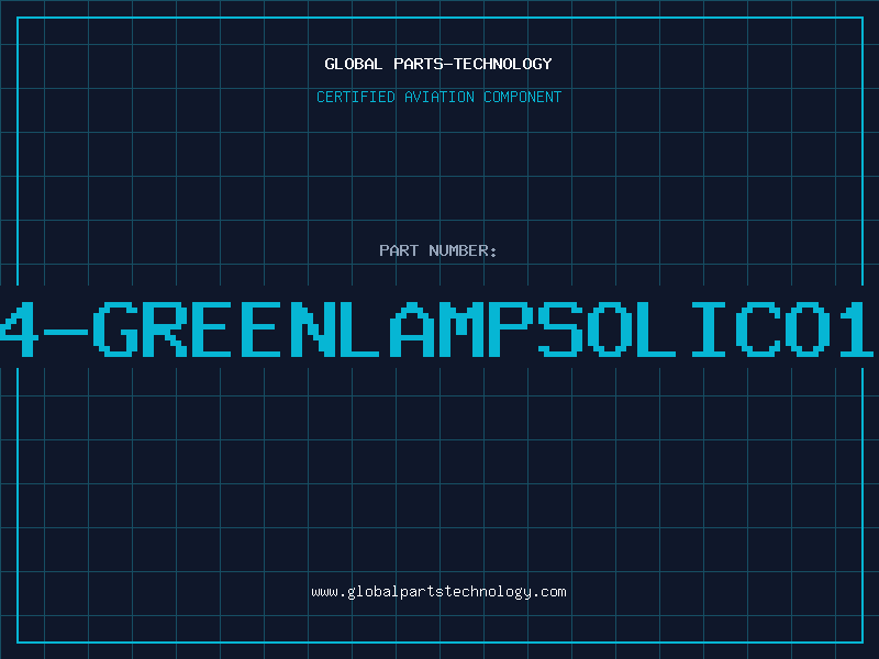 Aviation Part 5SF3LGB4-GREENLampSolico14VGreen