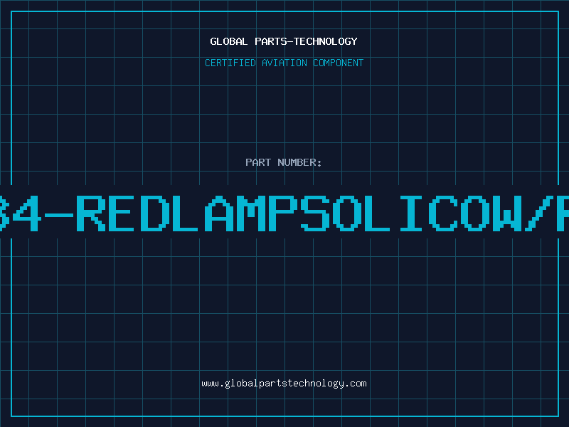 Aviation Part 5SF3LRB4-REDLampSolicoW/RedLens