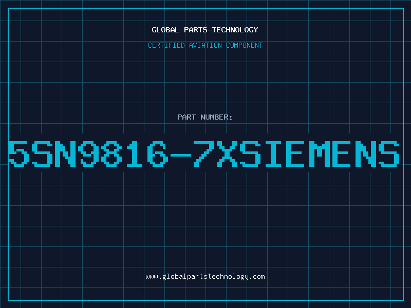 Aviation Part 5SN9816-7XSiemens