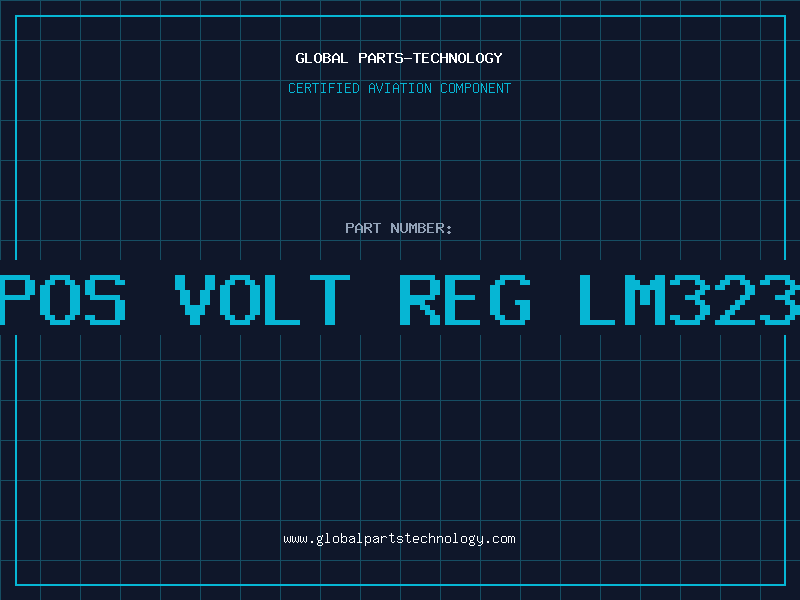 Aviation Part 5V 3A POS VOLT REG LM323K TO-3